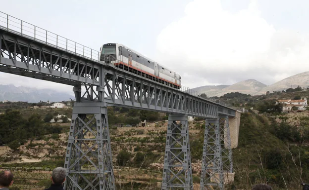 La Generalitat adjudica las obras del viaducto del Quisi para que el tren del TRAM regrese a Dénia en 2023