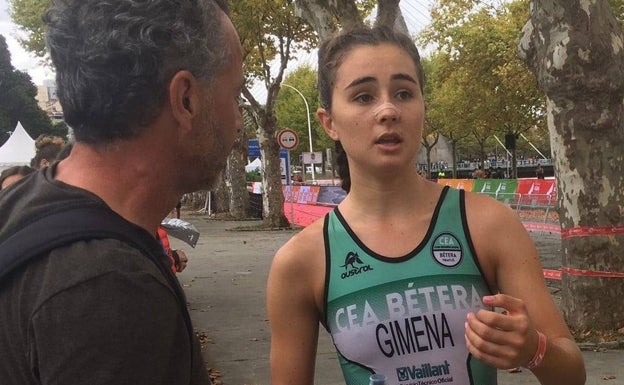 La ondarense Sara Gimena, campeona autonómica júnior de triatlón