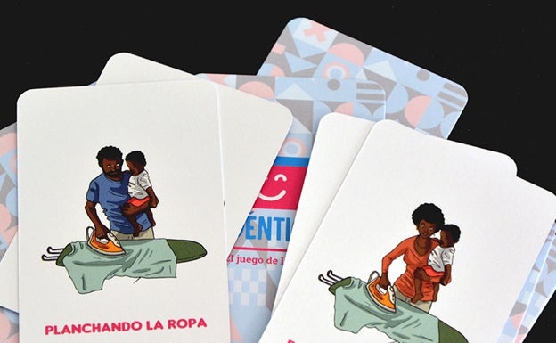 Juegos de cartas por la igualdad en Carcaixent