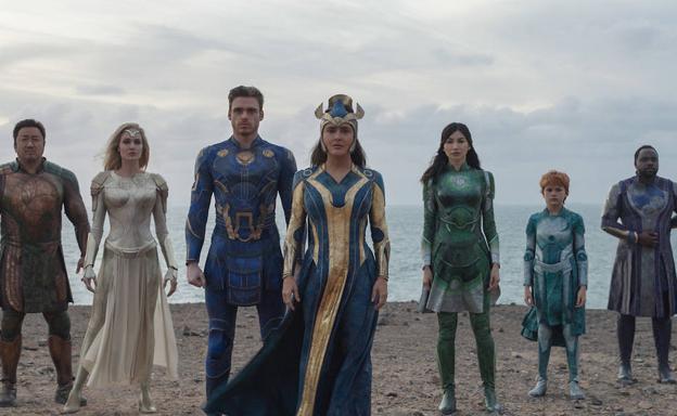 'Eternals': superhéroes de anuncio de Benetton