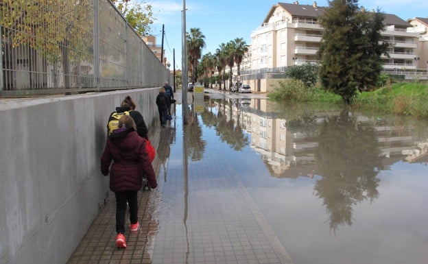 Las tormentas dejan granizo y hasta 70 litros en Dénia