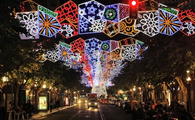 Alicante encenderá sus luces de Navidad el 18 de noviembre