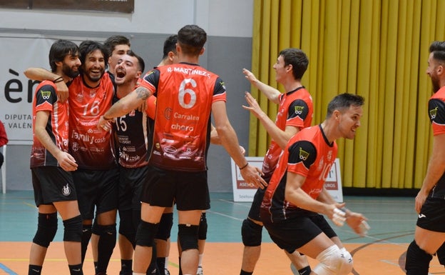 Gran Victoria del Xàtiva voleibol masculino por 3-0 contra el CN Sabadell