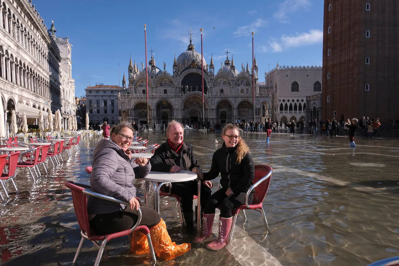 El acqua alta vuelve a Venecia