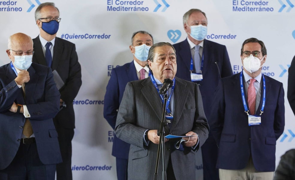 Los empresarios toman Madrid para pedir más celeridad en las obras del corredor