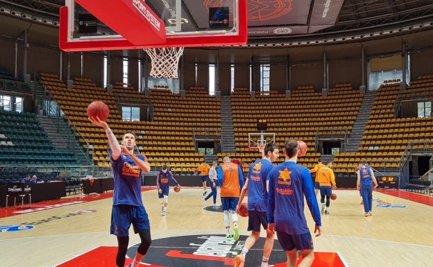 El Valencia Basket prepara el duelo ante el Virtus Bolonia en el PalaDozza