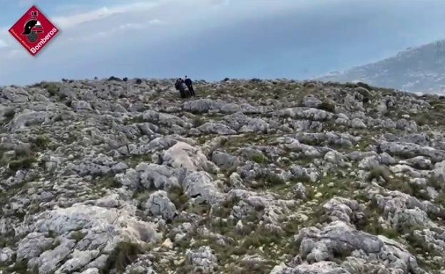 Rescatan en la sierra de Bèrnia a un senderista «bloqueado mentalmente»