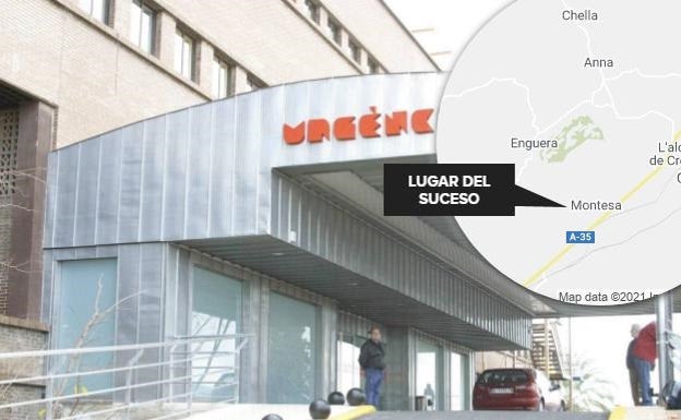 Dos heridos en un accidente de tráfico en la A-35 a la altura de Montesa