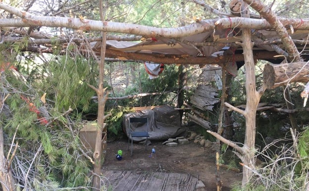 Talan árboles en un paraje natural de Paterna para crear un refugio y hacer botellón