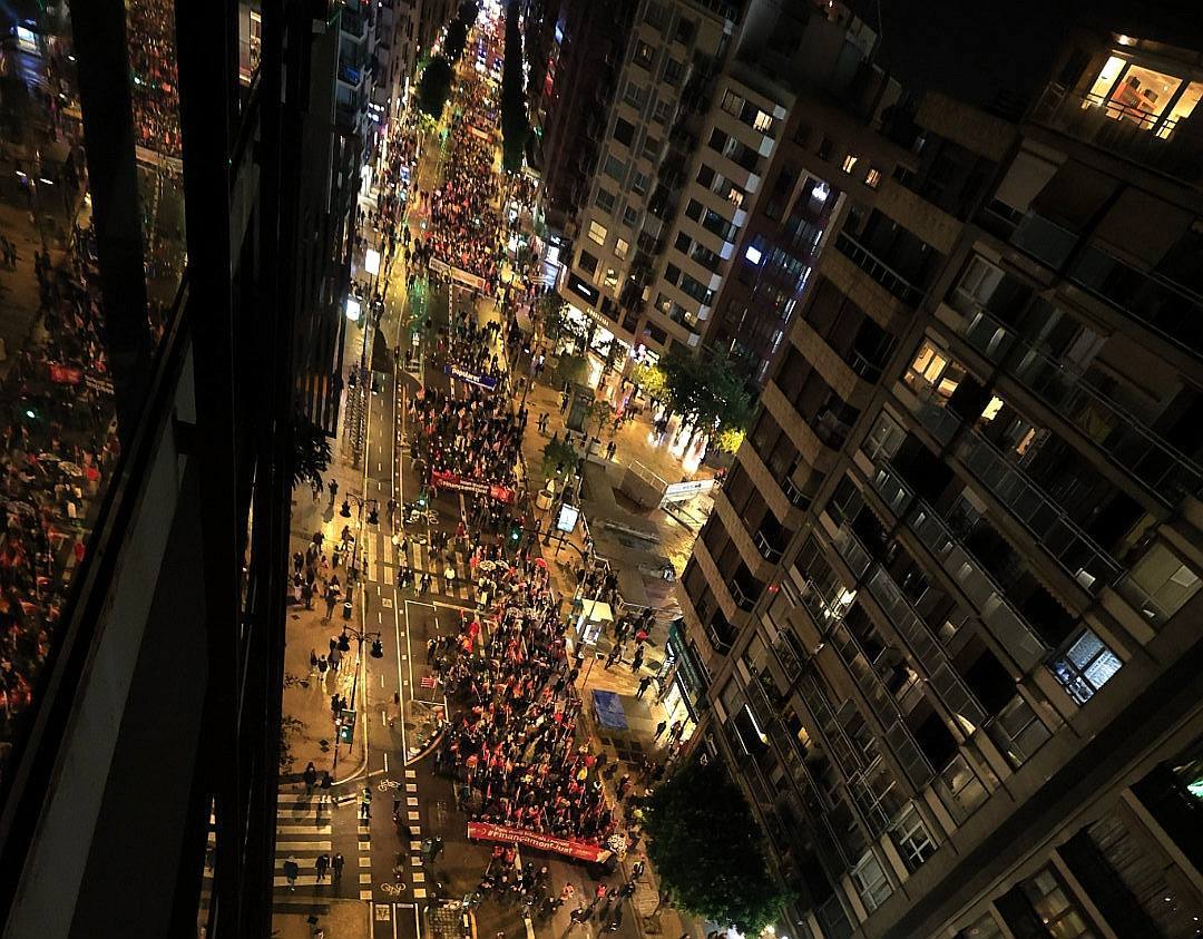 Manifestación en Valencia contra la infrafinanciación de la Comunitat