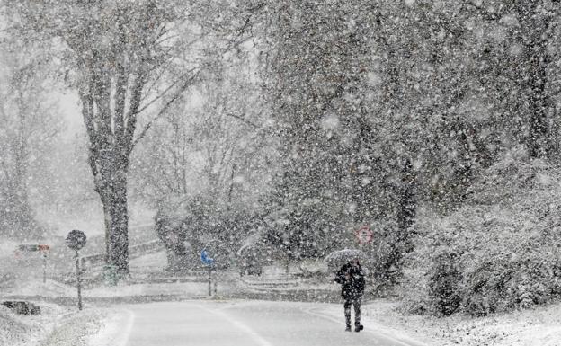 La nieve llega a Valencia