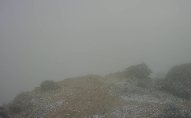 Llega la nieve a l'Alcoià y el Comtat