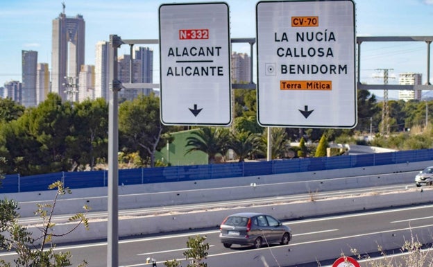 Benidorm insiste en su petición de cesión de la titularidad de la N-332 a su paso por la ciudad