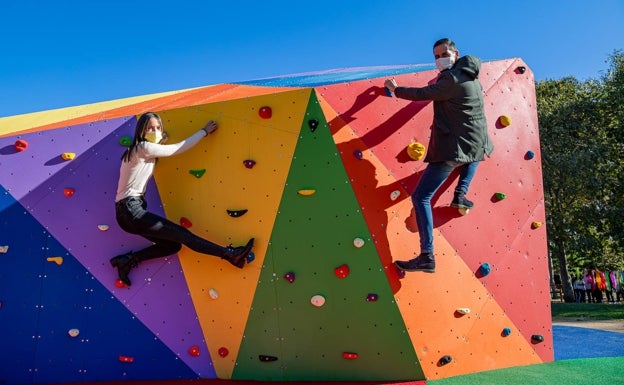 Nuevos rocódromos en el parque de la Canaleta de Mislata