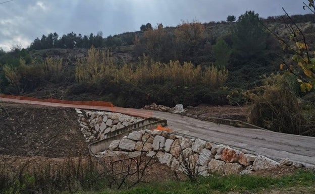 Muro repara los caminos rurales dañados por el temporal Gloria