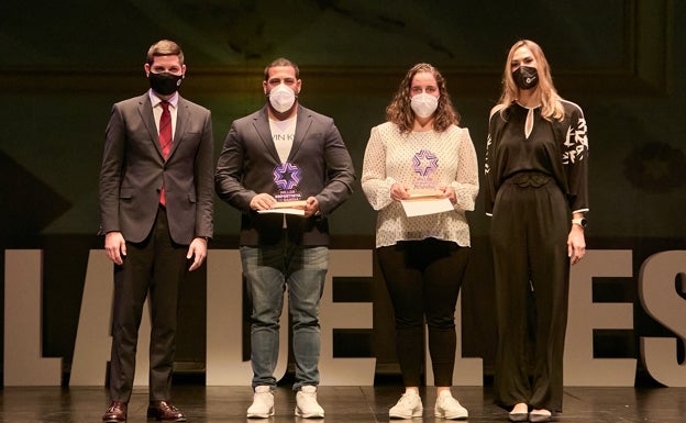Kim López y Miriam Martínez, mejores deportistas de Gandia