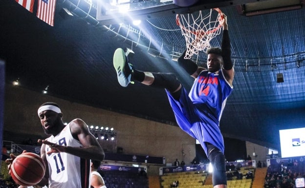 Los internacionales del Valencia Basket se salen en las ventanas