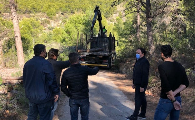 Finestrat asume la creación de un cortafuegos en un paraje protegido ante el «desinterés» de la Generalitat