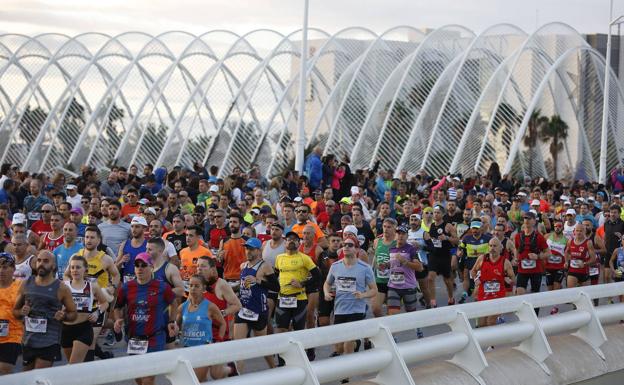 Recorrido y calles cortadas durante el Maratón de Valencia