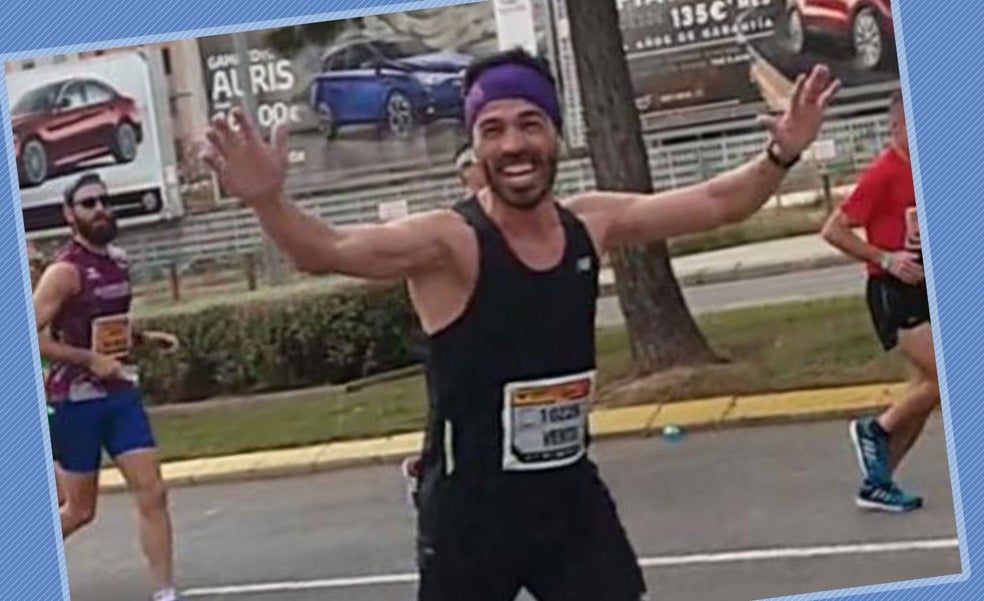 Javi Venta: «Sólo me he puesto un dorsal, el del Maratón de Valencia»
