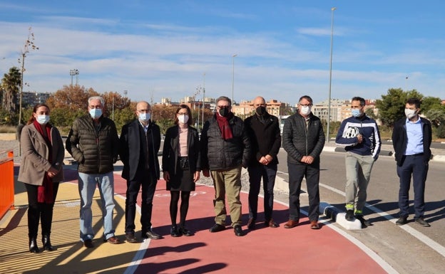 Finaliza las obras de mejora del carril peatonal y ciclista junto al polideportivo el Terç de Alaquàs