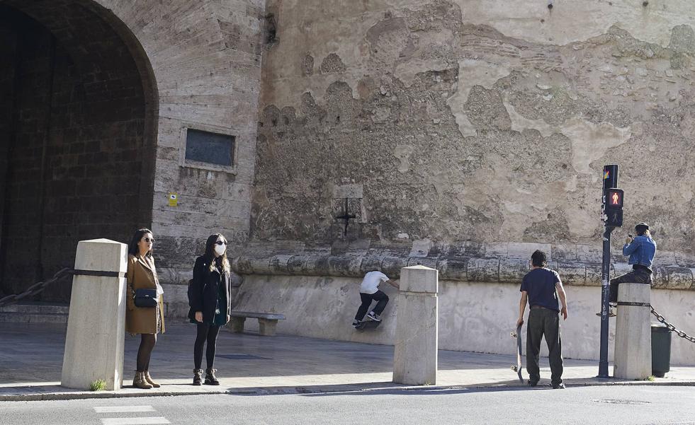 La pista de skate de las torres de Quart de Valencia