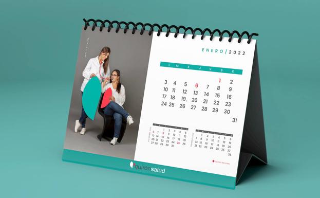 Especialistas de Quirónsalud y miembros de APSA unidos en un calendario solidario