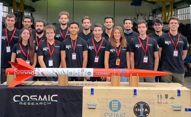 Tres estudiantes de Ingeniería de la UPV participan en el lanzamiento de un cohete suborbital