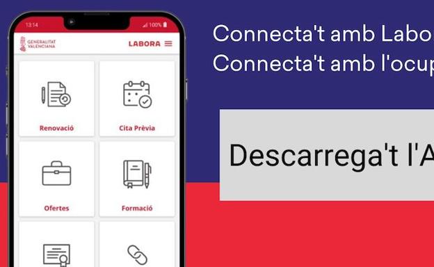 Cómo descargar la 'app' de Labora en el móvil para consultar las últimas ofertas de trabajo en Valencia