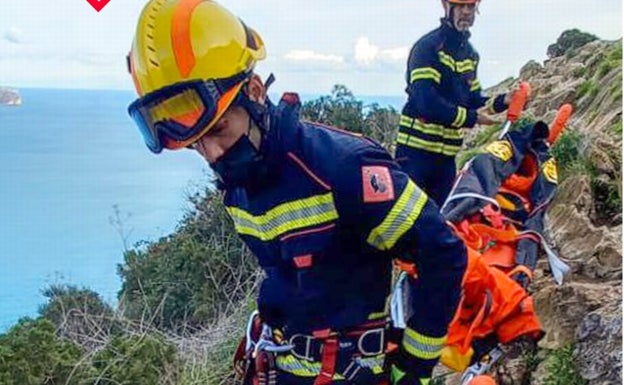 Un hombre resulta herido tras caer desde unos cinco metros en una zona de escalada próxima a Llíber