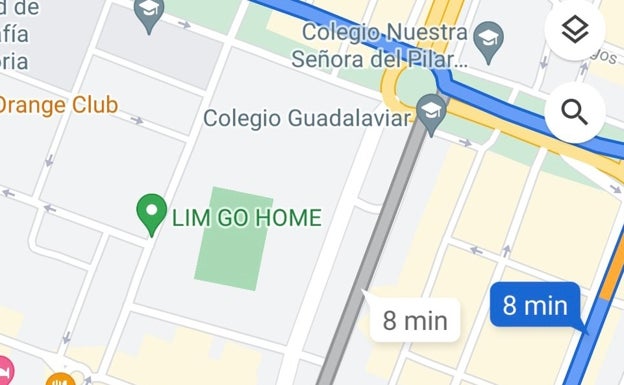 Google Maps ya ofrece el destino 'Lim Go Home' junto a Mestalla