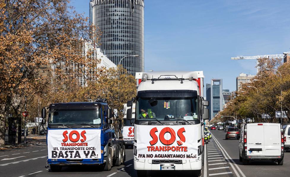 La convocatoria de huelga del transporte cuesta 250 millones a las grandes cadenas