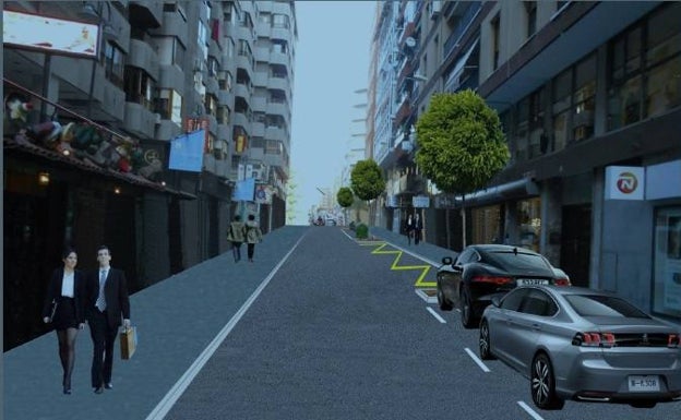 Alicante prepara la reurbanización de la zona comercial de la calle General O'Donnell