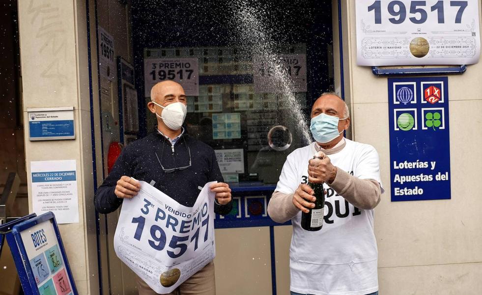 El Sorteo de la Lotería de Navidad deja un consuelo de 65 millones en la Comunitat