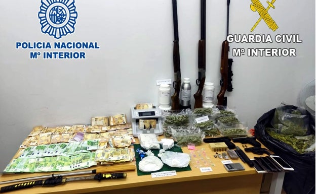 32 detenidos en una operación contra el tráfico de droga en Alcoy, Muro y Cocentaina