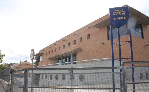 Punto de vacunación en el pabellón de El Vedat de Torrent