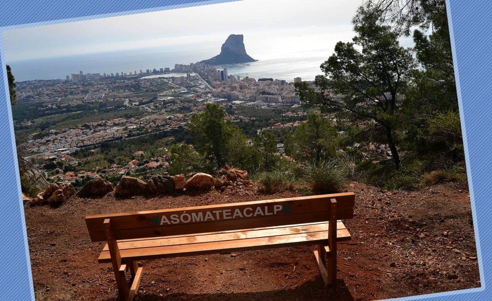 La Serra d'Oltà: Un camino para disfrutar con vistas hacia la ciudad de Calpe y el peñón de Ifach