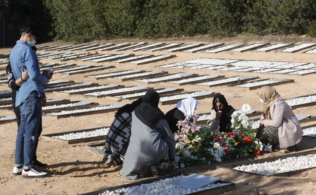 El último adiós a Wafaa Sebbah por el rito funerario musulmán