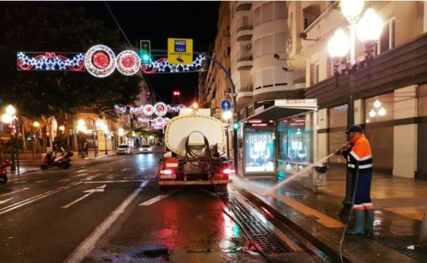 Alicante desinfectará el recorrido de la Cabalgata de Reyes