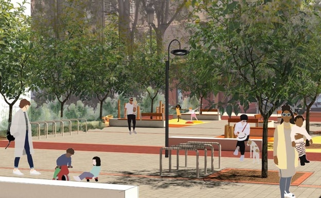 El Ayuntamiento de Valencia creará un jardín y un espacio peatonal frente al colegio Ciutat de Bolònia