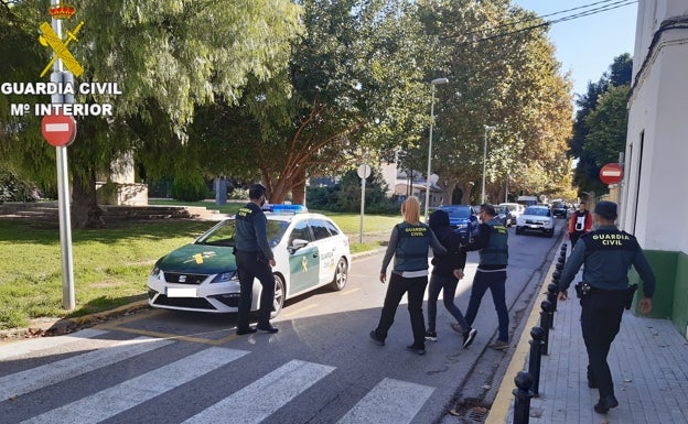 Dos detenidos en Corbera por tener un laboratorio de marihuana con más de 500 plantas