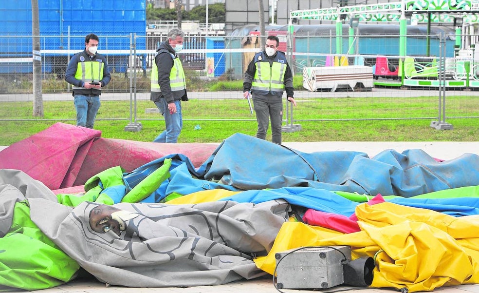 «En un segundo pasó de no soplar nada de viento a un vendaval tremendo»