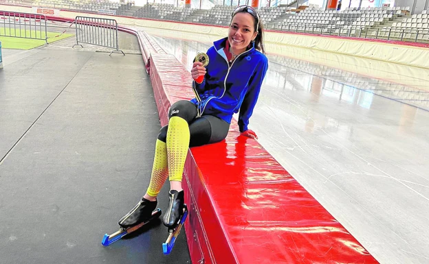 Sara Cabrera, la patinadora que va como un avión