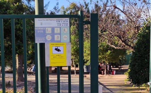 Bonrepòs instala cámaras en el parque de los paelleros para evitar actos vandálicos