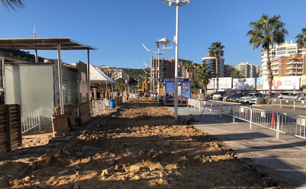 Finestrat inicia las obras de remodelación del paseo marítimo de La Cala