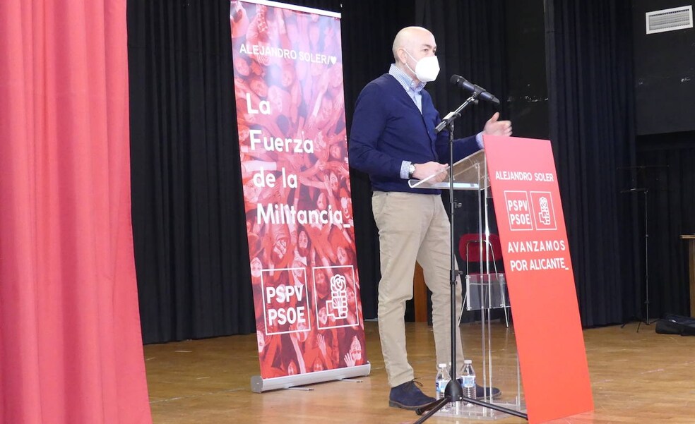 Toni Francés y Alejandro Soler cierran sus campañas para liderar el PSPV en Alicante