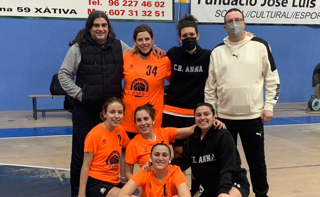 Fría derrota del equipo masculino del Club Baloncesto Anna en la pista del Pilar Blanco
