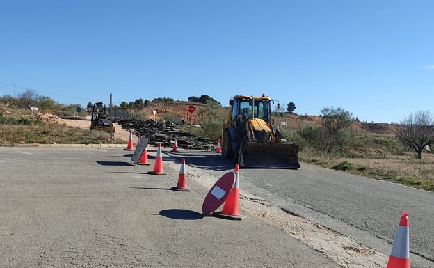 La Font de la Figuera inicia las obras de mejora de el acceso al Polígono Industrial Sant Cristófol