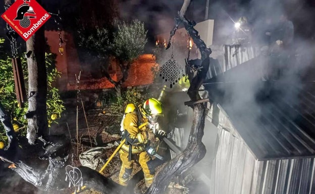 Incendio sin heridos en un chalé de Benissa