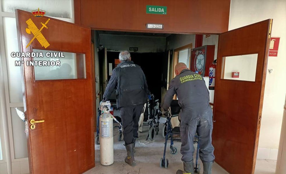La Guardia Civil investiga si hubo sobrecarga de vatios en la regleta de la residencia de Moncada